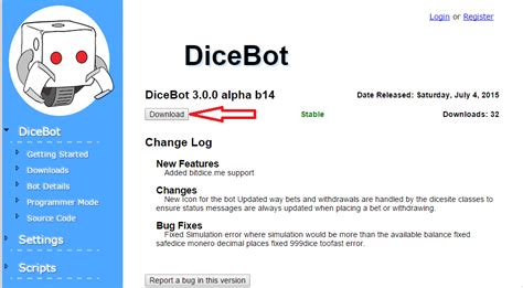 dicebot by winmachine|Getting Started with DiceBot .